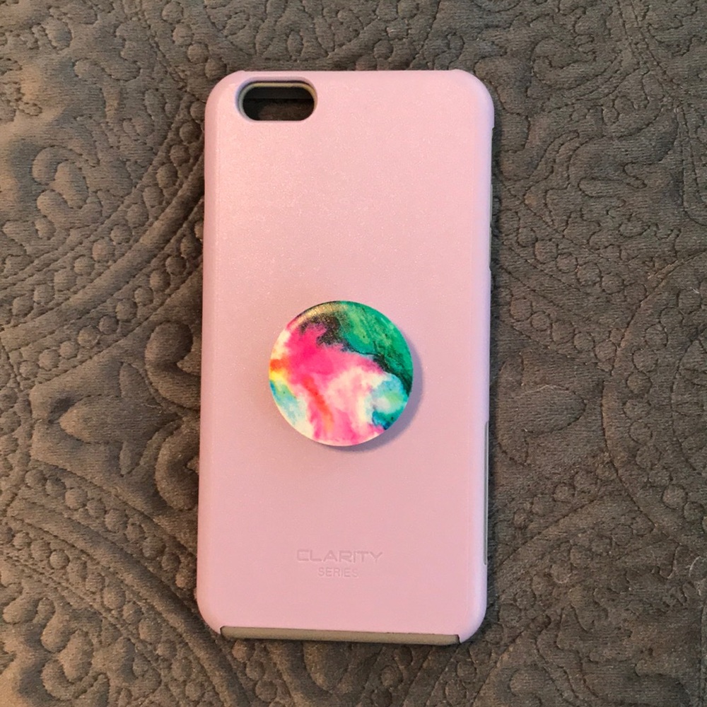 iPhone 6 Plus case with pop socket